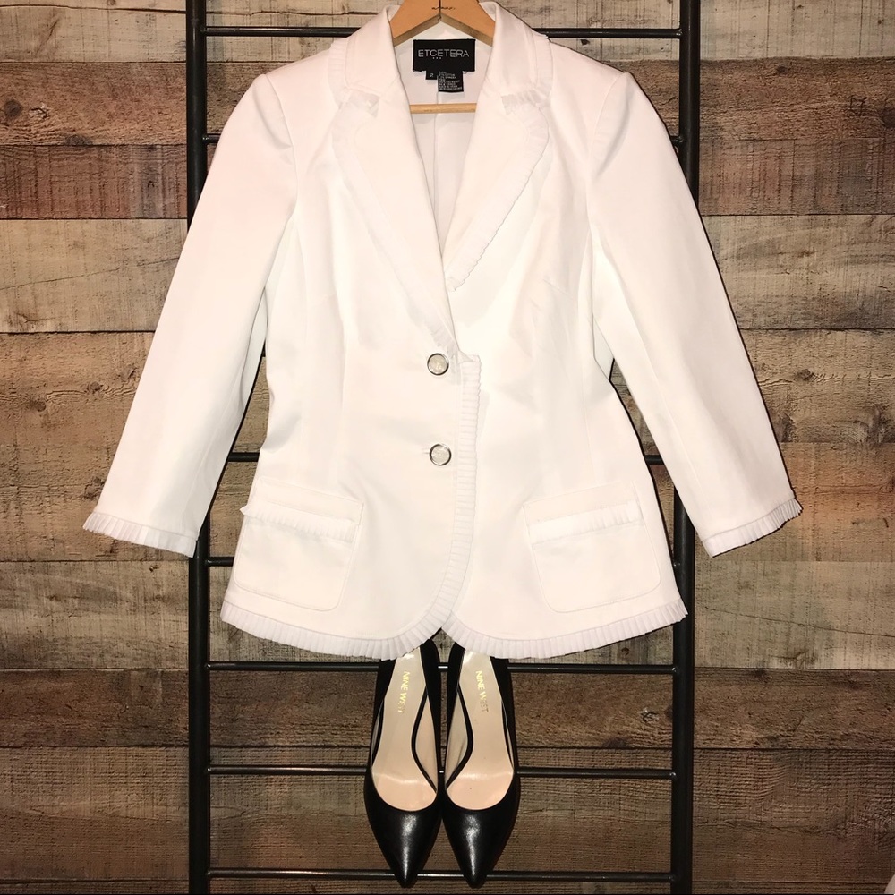 Etcetera Ruffle Blazer - image 2